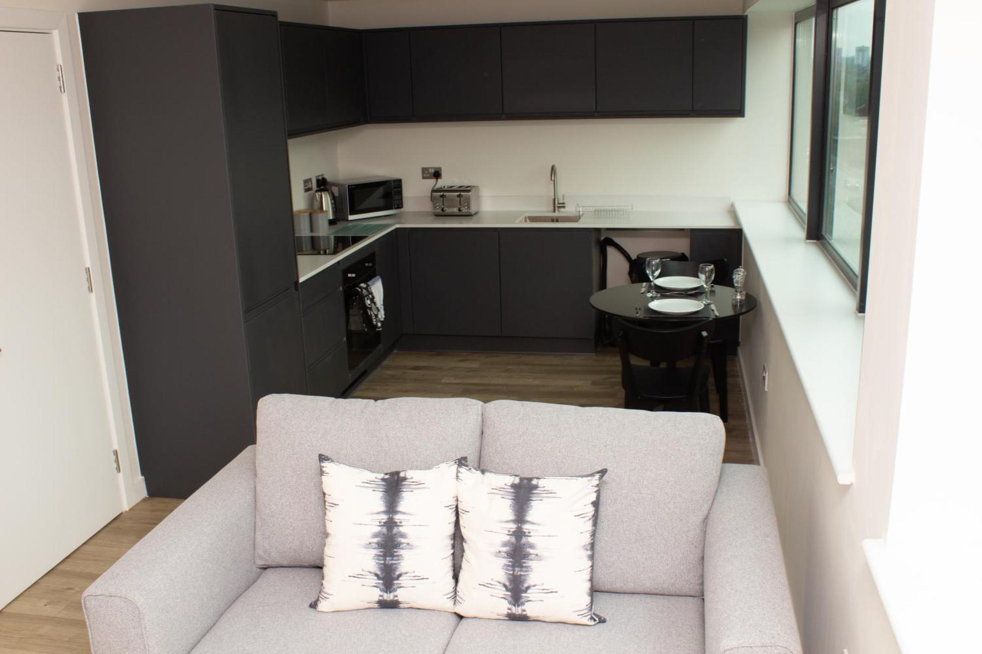מנצ'סטר Dashing 1Br Penthouse Near Mcr Stadiums מראה חיצוני תמונה